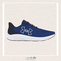 Under Armour: Men's Charged Pursuit 3 Big Logo Running Shoes Tech Blue (S2 - 140), CoCo & KaBri Children's Boutique