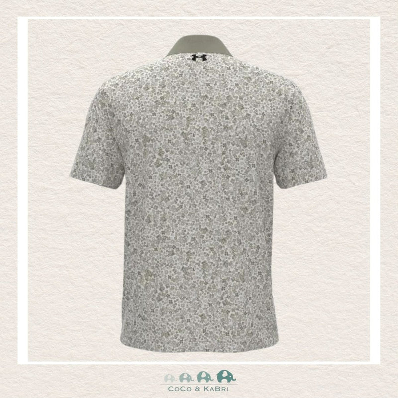 Under Armour: Men's Matchplay Printed Polo - Khaki, CoCo & KaBri Children's Boutique