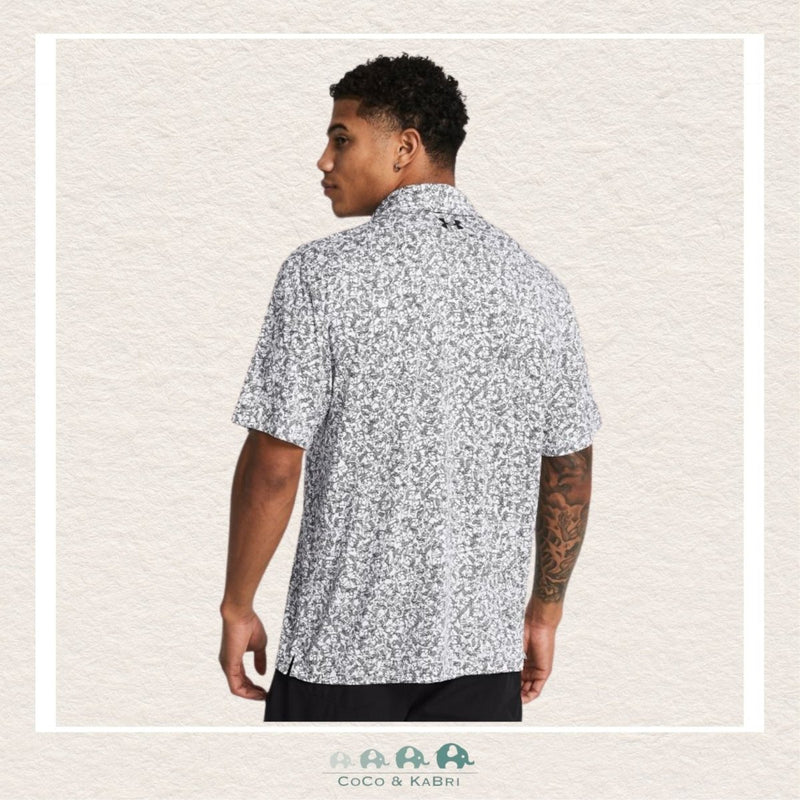 Under Armour Men's Playoff 3.0 Printed Polo Black/White, CoCo & KaBri Children's Boutique