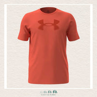 Under Armour: Men's Reflective Big Logo Short Sleeve - Orange, CoCo & KaBri Children's Boutique