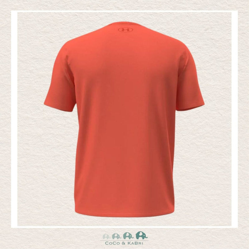 Under Armour: Men's Reflective Big Logo Short Sleeve - Orange, CoCo & KaBri Children's Boutique