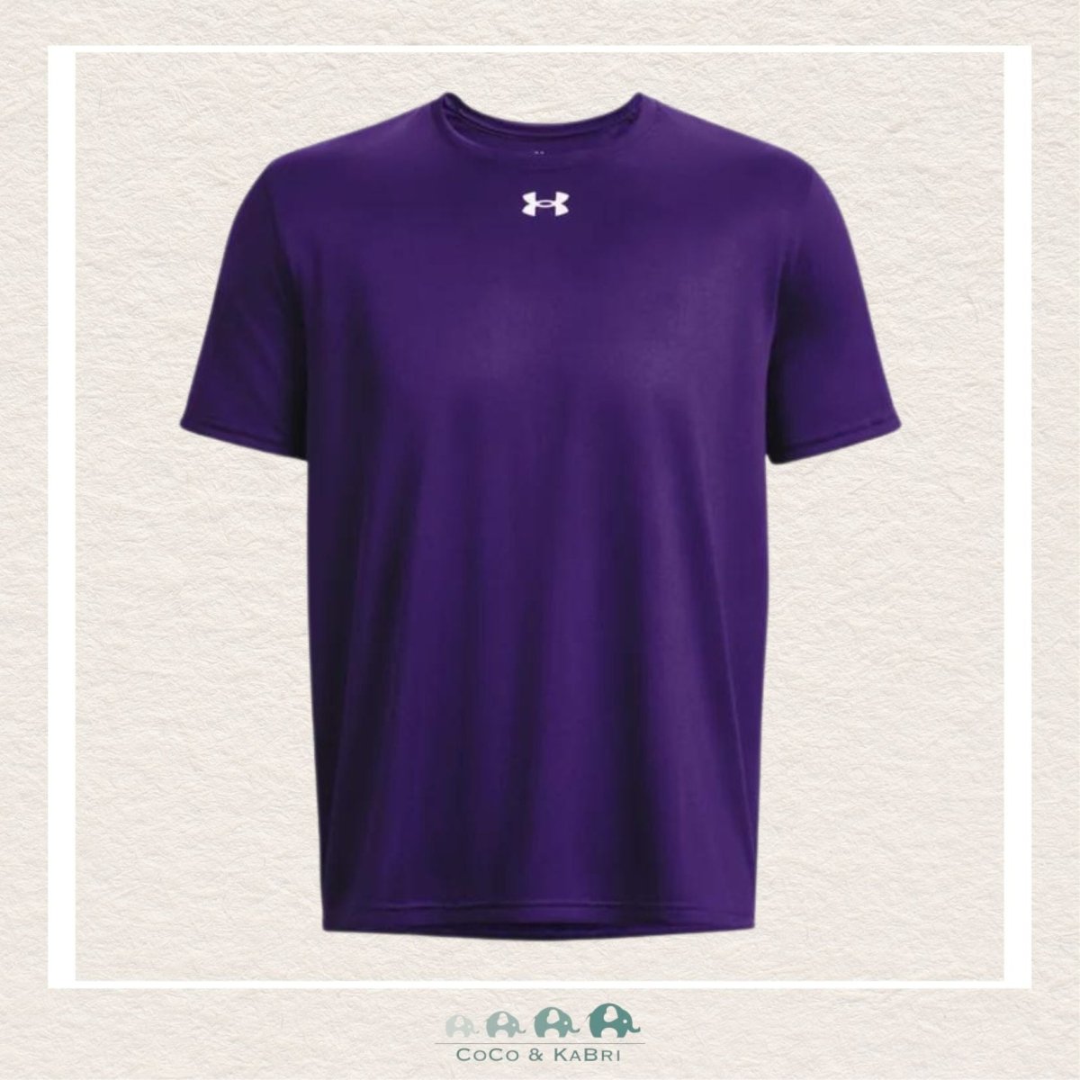 Under Armour: Men's Tech™ Team Short Sleeve - Purple, CoCo & KaBri Children's Boutique