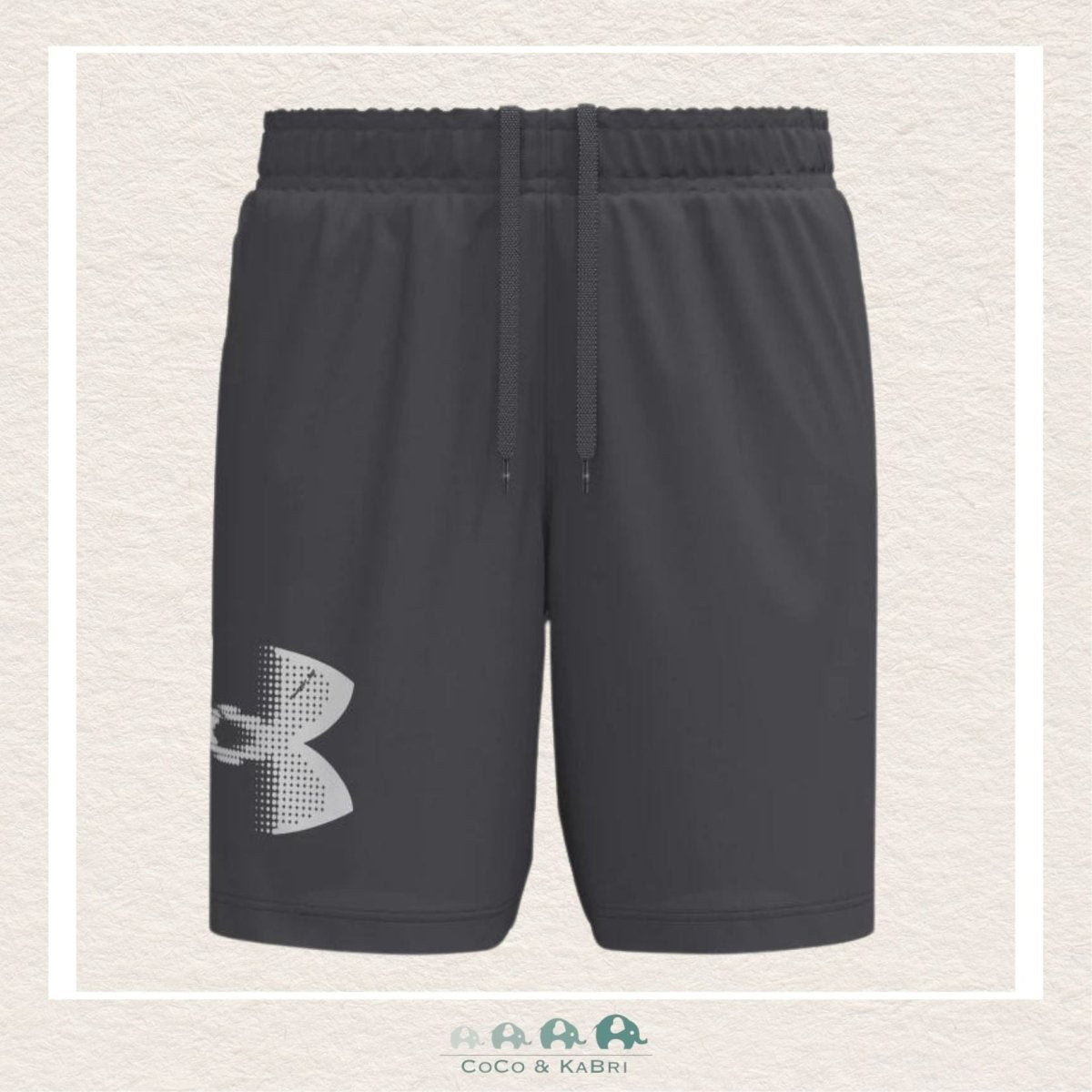 Under Armour: Men's Tech Woven Graphic Shorts - Castlerock Gray, CoCo & KaBri Children's Boutique