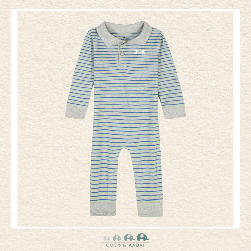 Under Armour Newborn Boys: Stripe Polo Coverall, CoCo & KaBri Children's Boutique