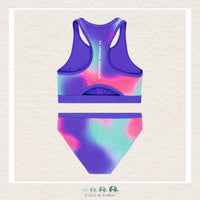 Under Armour: Polka Party Blue Racerback Youth Swimsuit, CoCo & KaBri Children's Boutique