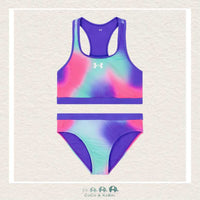 Under Armour: Polka Party Blue Racerback Youth Swimsuit, CoCo & KaBri Children's Boutique
