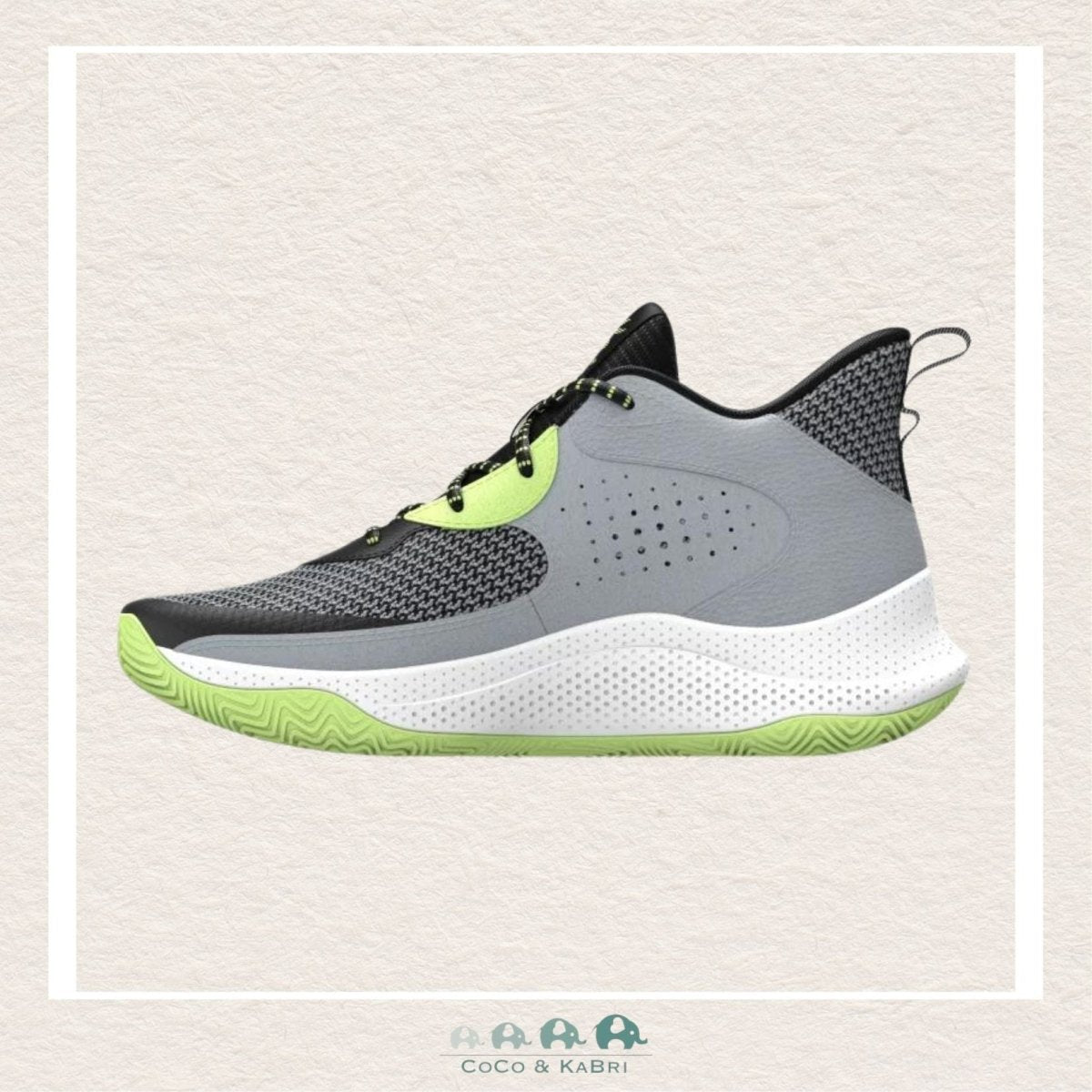 Under Armour Pre-School Curry 3Z 24 Basketball Shoes - Black/Green