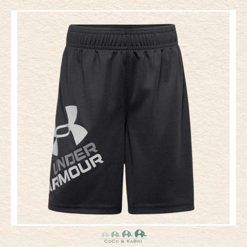Under Armour: Prototype Logo Shorts - Pitch Gray, CoCo & KaBri Children's Boutique