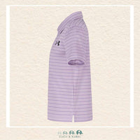 Under Armour: Purple Crest Polo Shirt, CoCo & KaBri Children's Boutique, Brooks Alberta Canada