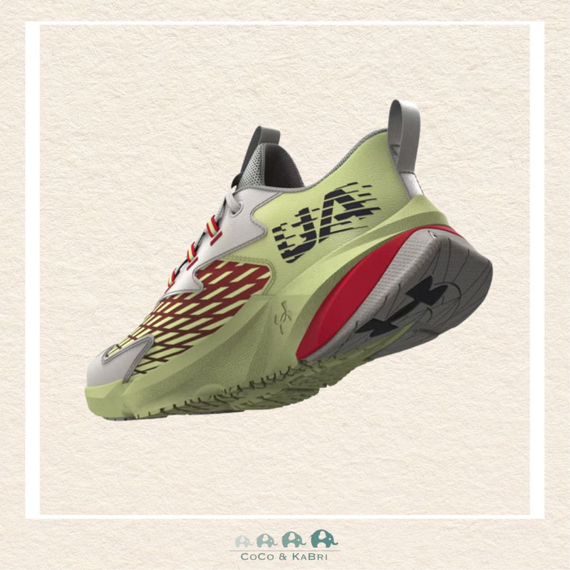 Back view of the Summit White running shoes showing the reinforced heel structure for added support and the plush, padded collar for a secure and comfortable fit | Canada