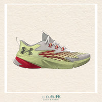 Side profile of the Summit White Scramjet 7 trainers highlighting the signature fin-like midsole cushioning designed for explosive energy return and a responsive stride | Canada