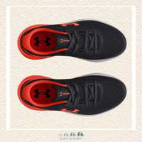 Under Armour Shoes: Boys' Grade School Charged Rogue 3 Running Shoes - Black/Orange (O3-52), CoCo & KaBri Children's Boutique