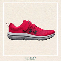 Under Armour: Boys' Pre-School Assert 10 AC WIDE Running Shoes -Red (M1), CoCo & KaBri Children's Boutique