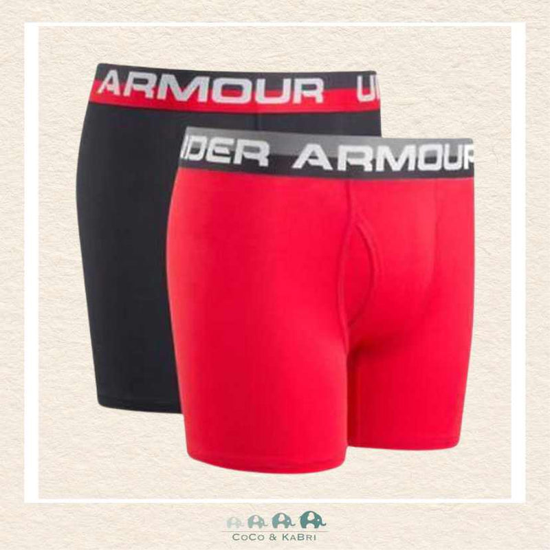 Under Armour: Spandex Boxers (Set of 2) Red/Black, CoCo & KaBri Children's Boutique