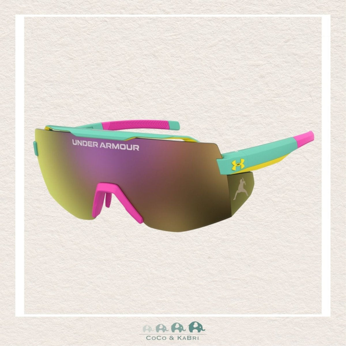 Under Armour Sunglasses: Squad Turquoise/Pink (20), CoCo & KaBri Children's Boutique