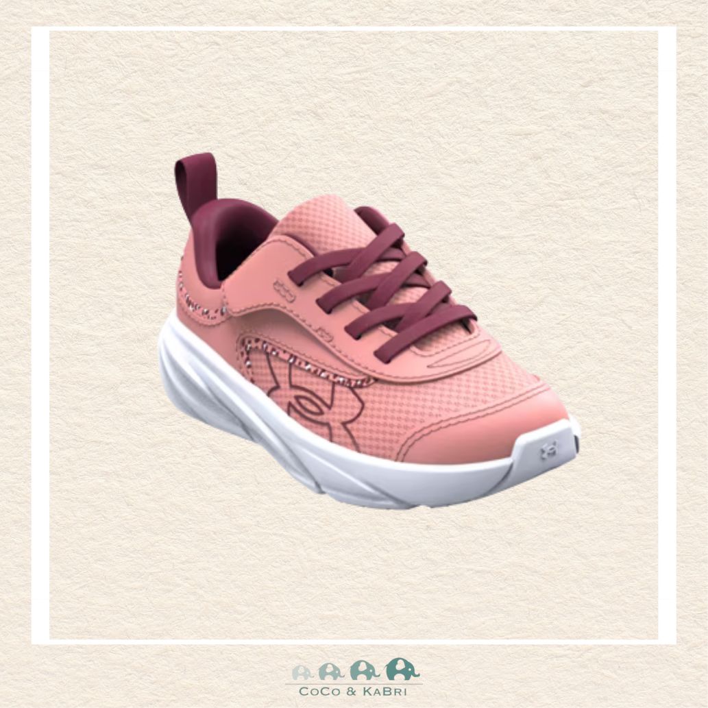 Under Armour: Surge 5 AC Print Girls' Infant Running Shoes Posh Pink, CoCo & KaBri Children's Boutique, Brooks Alberta Canada