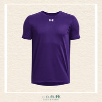 Under Armour: Tech Team Youth Boys' Short Sleeve -Purple, CoCo & KaBri Children's Boutique, Brooks Alberta Canada