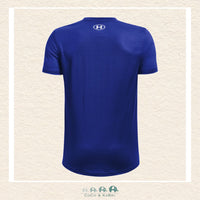 Under Armour: Tech Team Youth Boys' Short Sleeve - Royal, CoCo & KaBri Children's Boutique, Brooks Alberta Canada