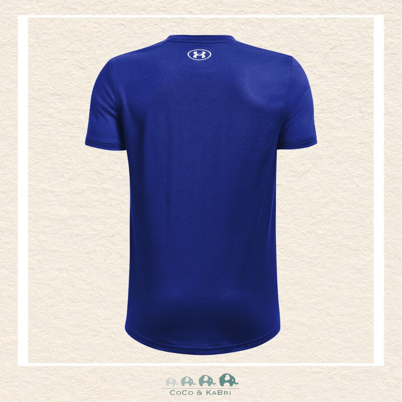 Under Armour: Tech Team Youth Boys' Short Sleeve - Royal, CoCo & KaBri Children's Boutique, Brooks Alberta Canada