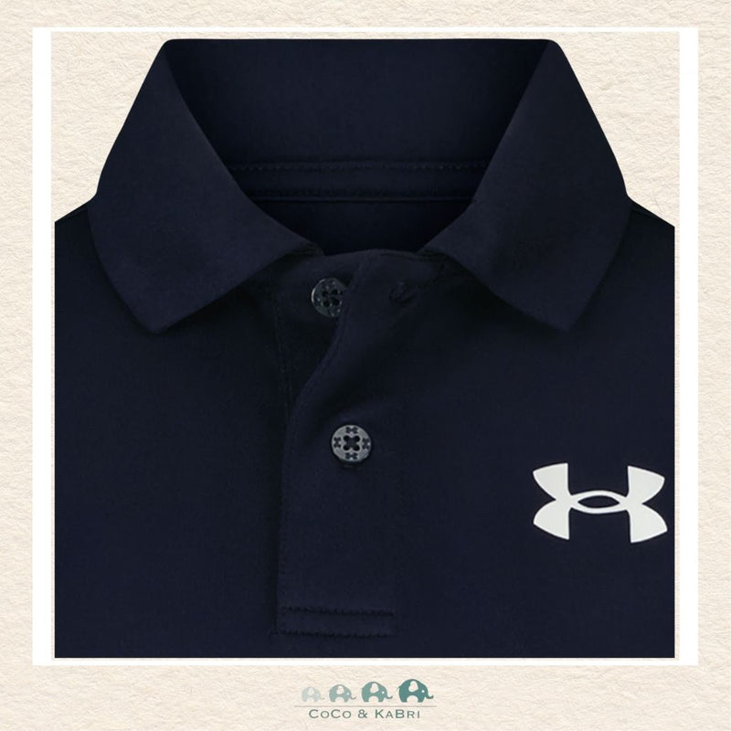 Under Armour: Toddler Black Polo Shirt, CoCo & KaBri Children's Boutique, Brooks Alberta Canada
