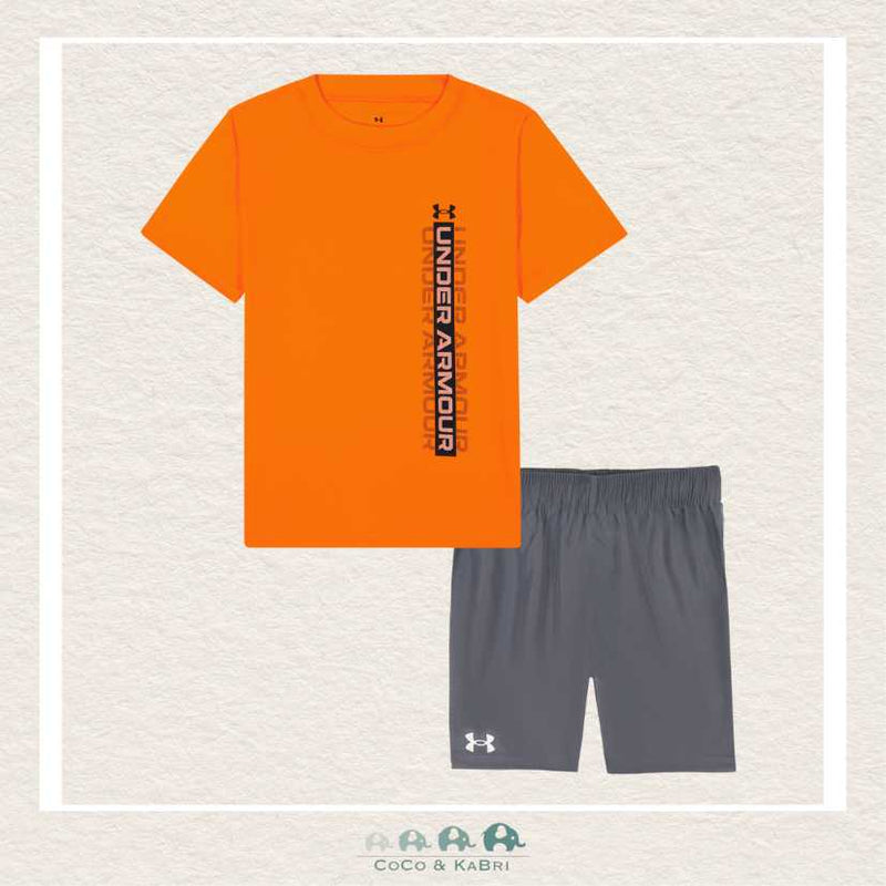 Under Armour: Toddler Woven Short Set - Blaze Orange, CoCo & KaBri Children's Boutique