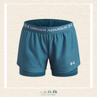 Under Armour UA Tech™ Play Up 2 - in - 1 Shorts Boundless Blue, CoCo & KaBri Children's Boutique, Brooks Alberta Canada