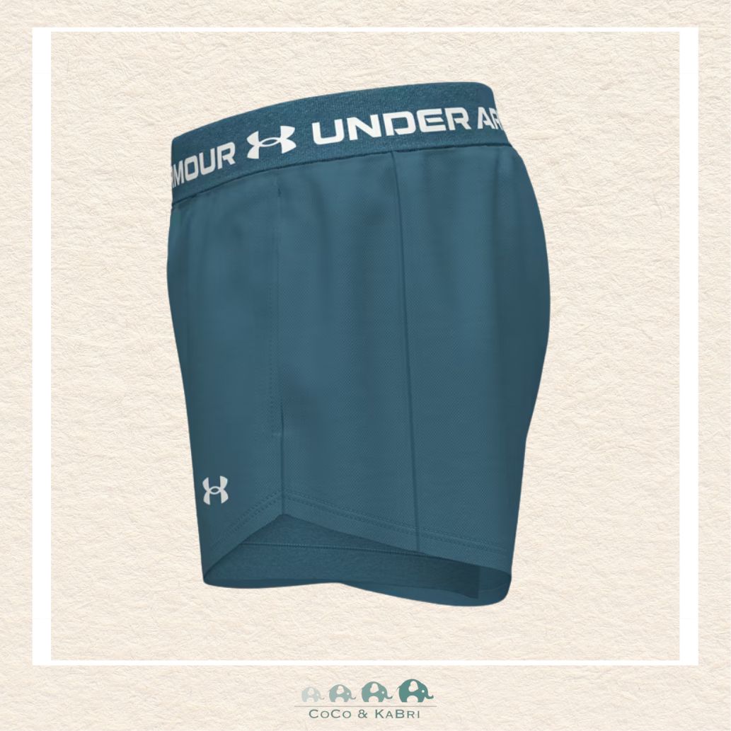 Under Armour UA Tech™ Play Up 2 - in - 1 Shorts Boundless Blue, CoCo & KaBri Children's Boutique, Brooks Alberta Canada