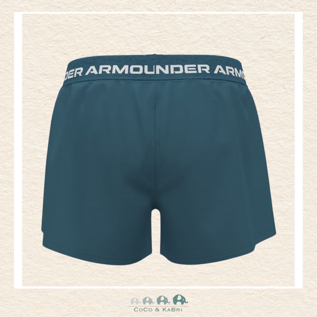 Under Armour UA Tech™ Play Up 2 - in - 1 Shorts Boundless Blue, CoCo & KaBri Children's Boutique, Brooks Alberta Canada