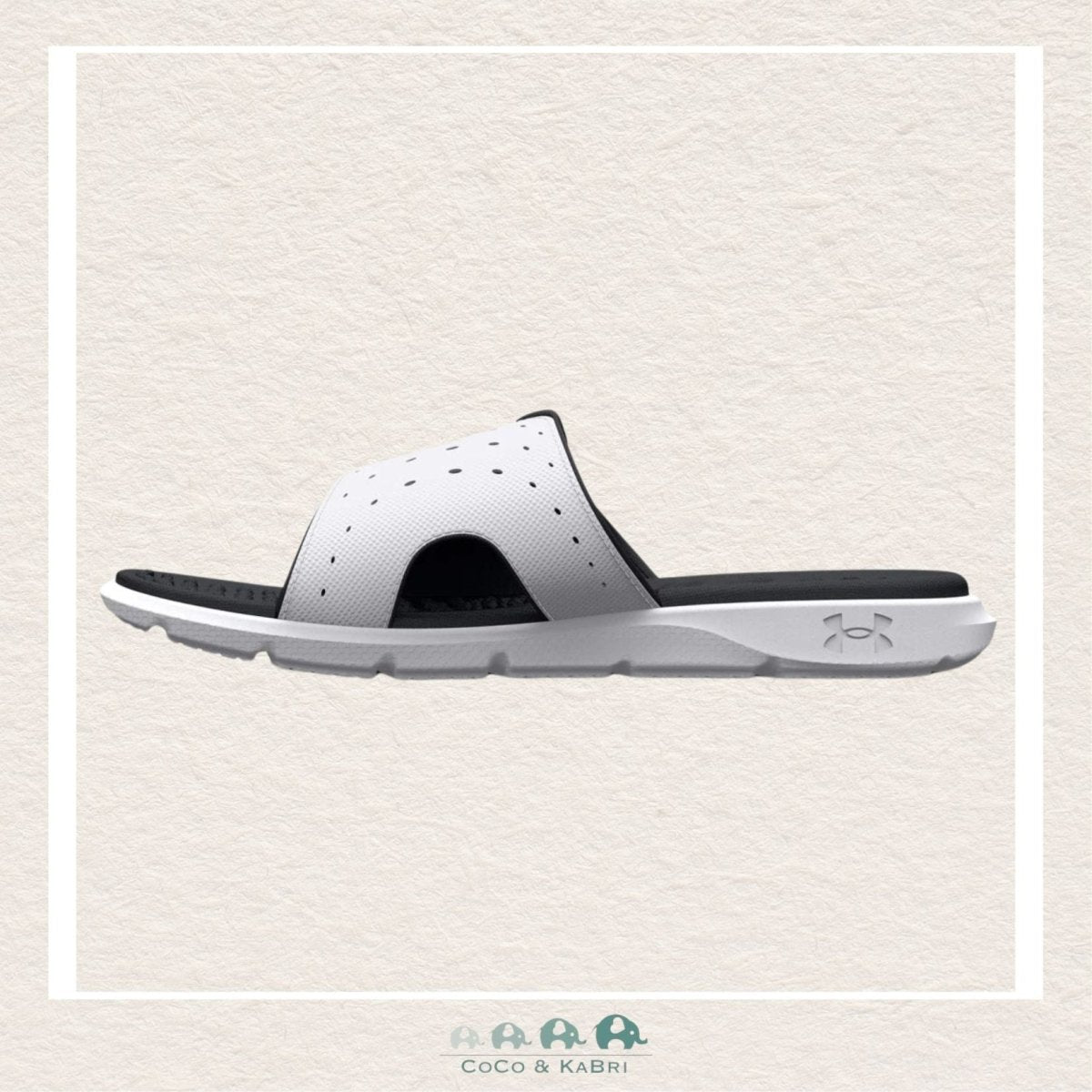 Under Armour Women's Ignite Pro Slides White, CoCo & KaBri Children's Boutique