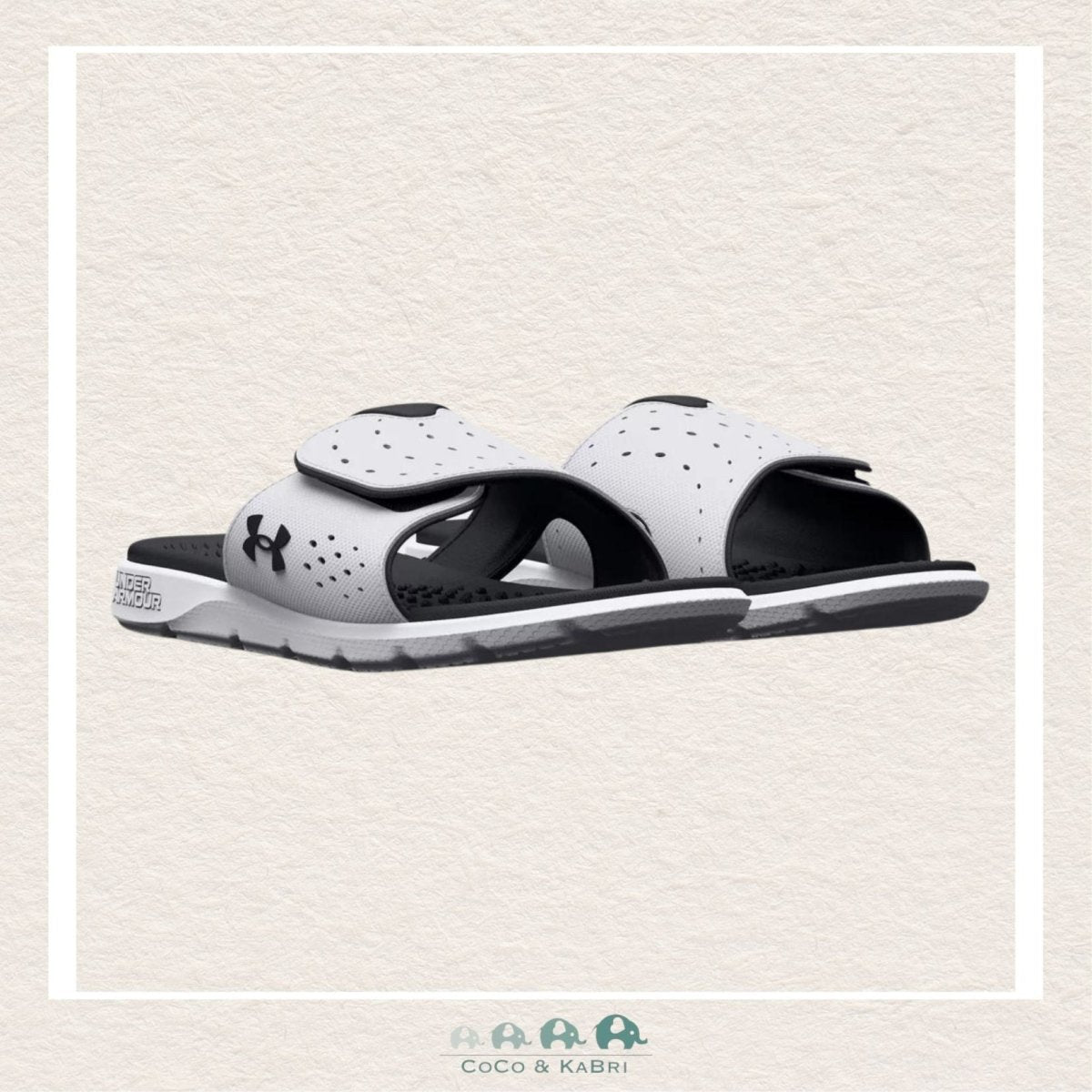 Under Armour Women's Ignite Pro Slides White, CoCo & KaBri Children's Boutique