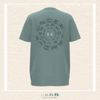 Under Armour Wordmark Blur Youth Boys' Short Sleeve Tee - Enamel Blue, CoCo & KaBri Children's Boutique