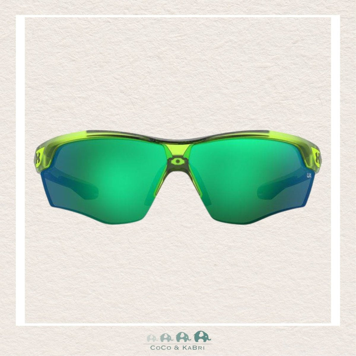 Under Armour Yard Dual Jr. Sunglasses - Emerald Mirror (13), CoCo & KaBri Children's Boutique