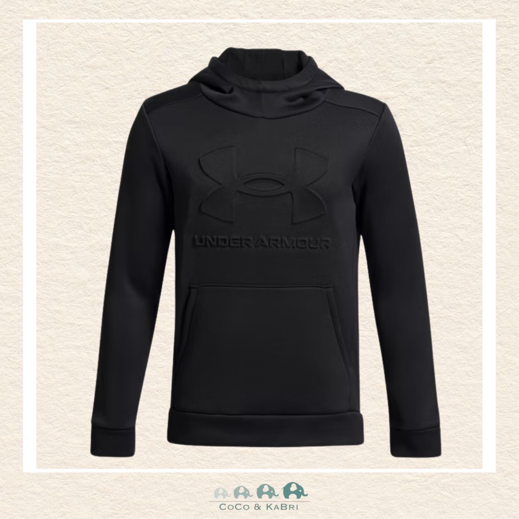 Under Armour Youth Boys' Armour Fleece® Embossed Hoodie - Black, CoCo & KaBri Children's Boutique