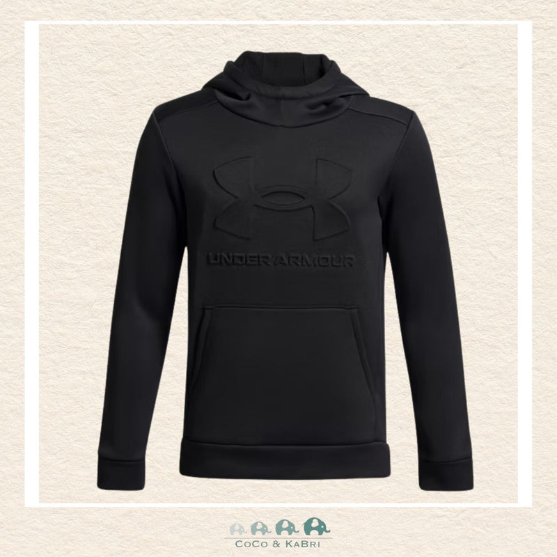 Under Armour Youth Boys' Armour Fleece® Embossed Hoodie - Black, CoCo & KaBri Children's Boutique