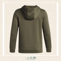 Under Armour Youth Boys' Armour Fleece® Embossed Hoodie - Marine Green, CoCo & KaBri Children's Boutique