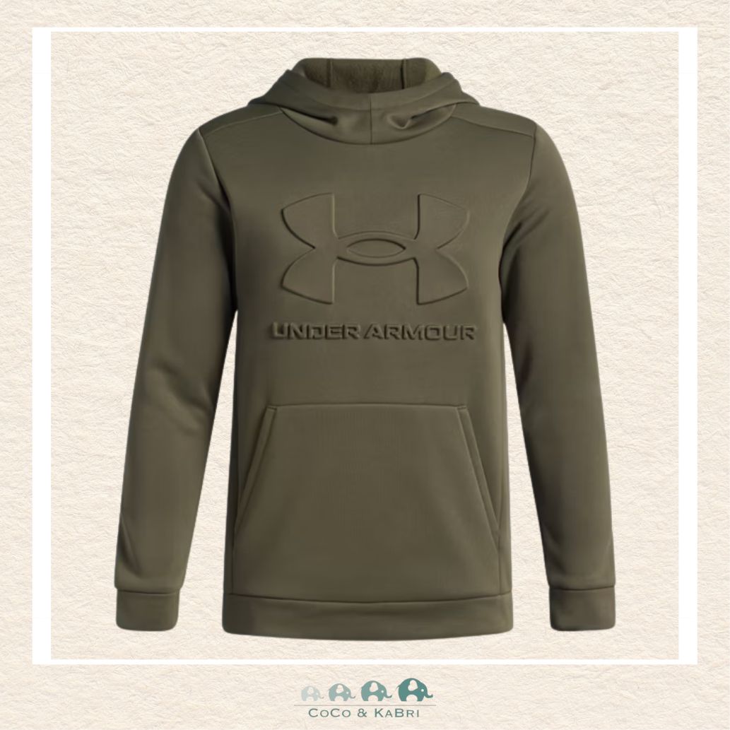Under Armour Youth Boys' Armour Fleece® Embossed Hoodie - Marine Green, CoCo & KaBri Children's Boutique