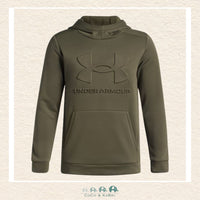 Under Armour Youth Boys' Armour Fleece® Embossed Hoodie - Marine Green, CoCo & KaBri Children's Boutique
