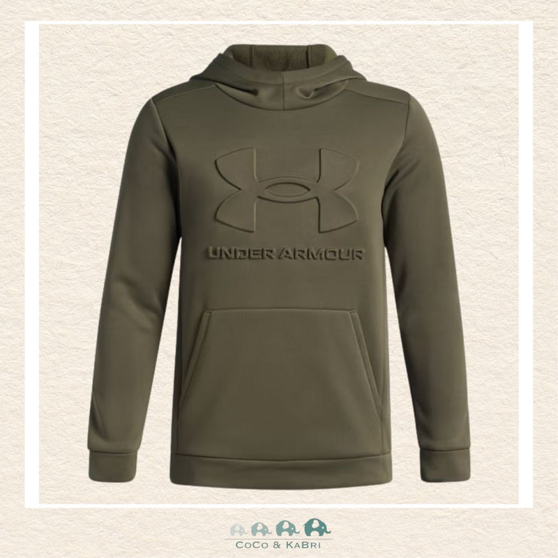 Under Armour Youth Boys' Armour Fleece® Embossed Hoodie - Marine Green, CoCo & KaBri Children's Boutique