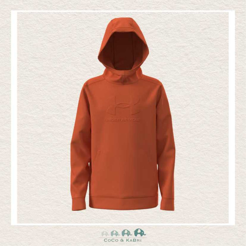 Under Armour Youth Boys' Armour Fleece® Embossed Hoodie - Orange, CoCo & KaBri Children's Boutique