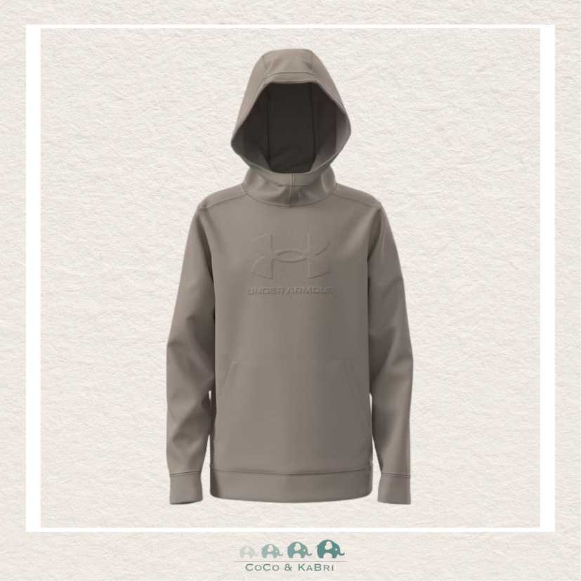 Under Armour Youth Boys' Armour Fleece® Embossed Hoodie Timberwolf Taupe, CoCo & KaBri Children's Boutique