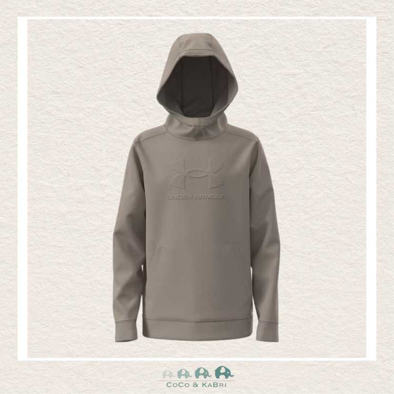 Under Armour Youth Boys' Armour Fleece® Embossed Hoodie Timberwolf Taupe, CoCo & KaBri Children's Boutique