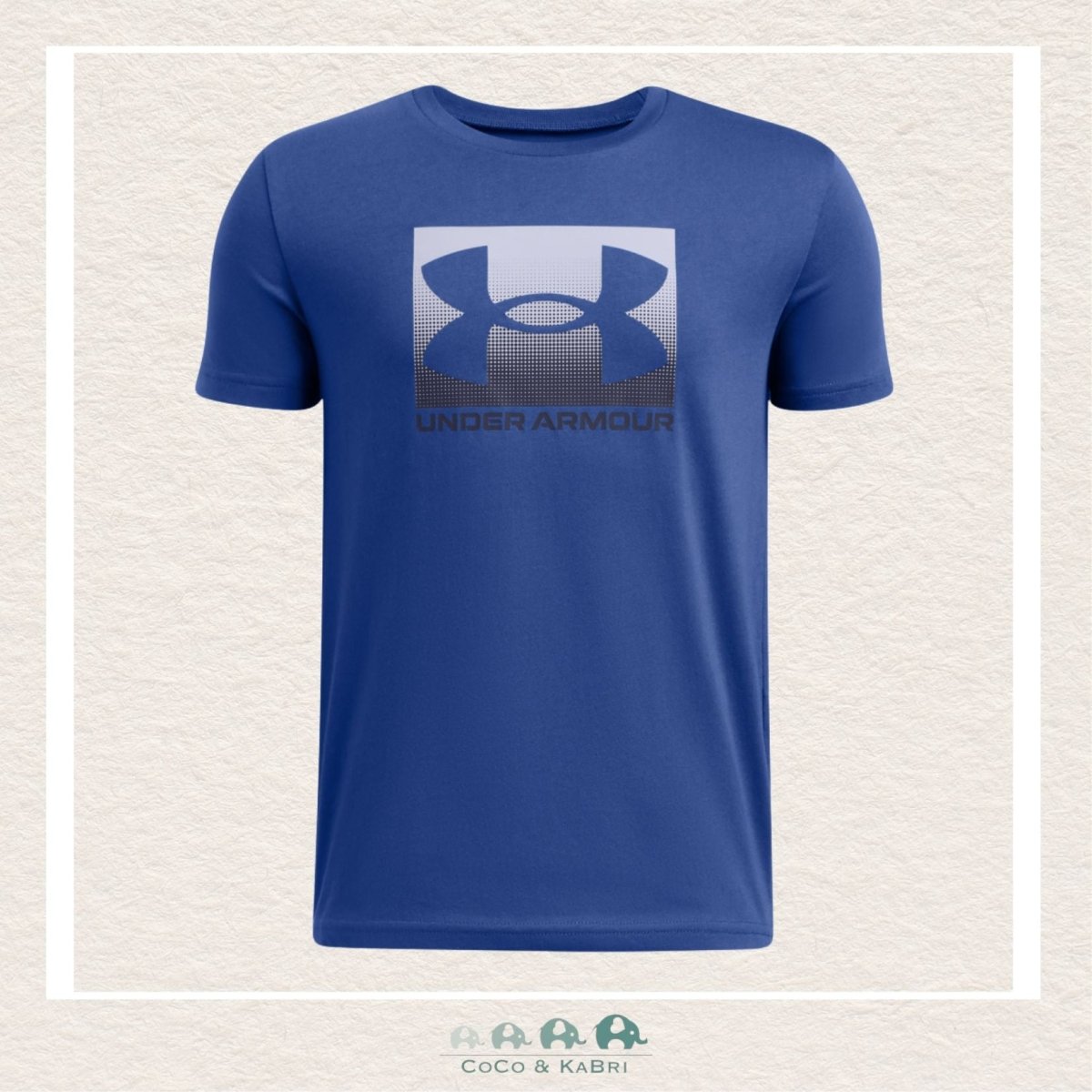 Under Armour Youth Boys B Boxed Sports Short Sleeve - Tech Blue, CoCo & KaBri Children's Boutique