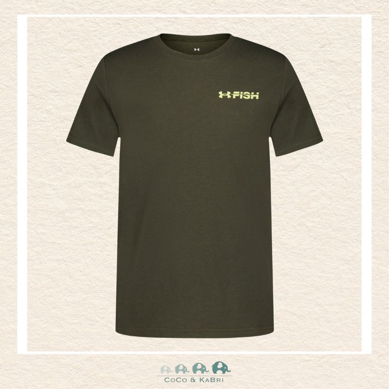 Under Armour Youth Boys' Bass Strike Tee - Marine Green, CoCo & KaBri Children's Boutique