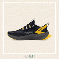 Under Armour Youth Boys BGS Scramjet 6 - Black/Yellow Running Shoes (M1), CoCo & KaBri Children's Boutique