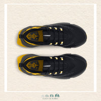 Under Armour Youth Boys BGS Scramjet 6 - Black/Yellow Running Shoes (M1), CoCo & KaBri Children's Boutique