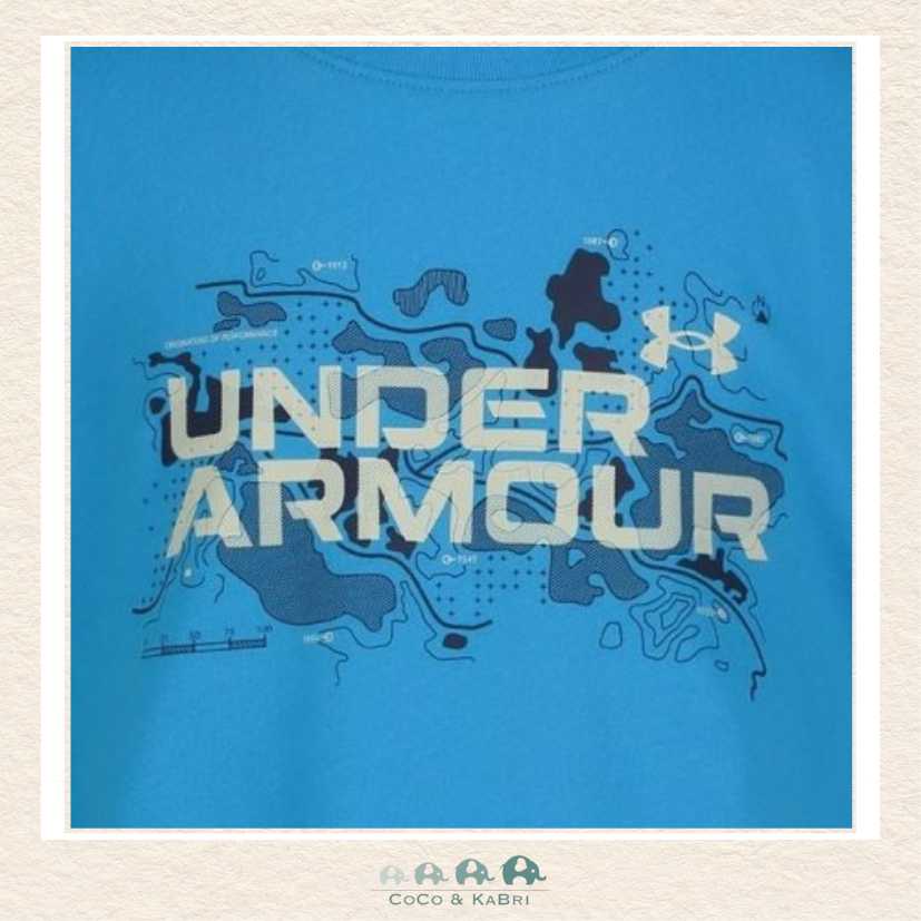 Under Armour Youth Boys Blue Tshirt, CoCo & KaBri Children's Boutique