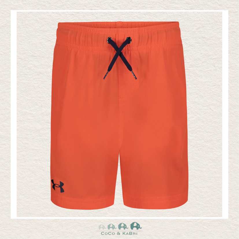 Under Armour: Youth Boys Compression Volley Shorts - Fire, CoCo & KaBri Children's Boutique