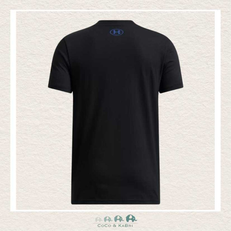 Under Armour Youth Boys' Glitch Lockertag Short Sleeve Black/Blue, CoCo & KaBri Children's Boutique
