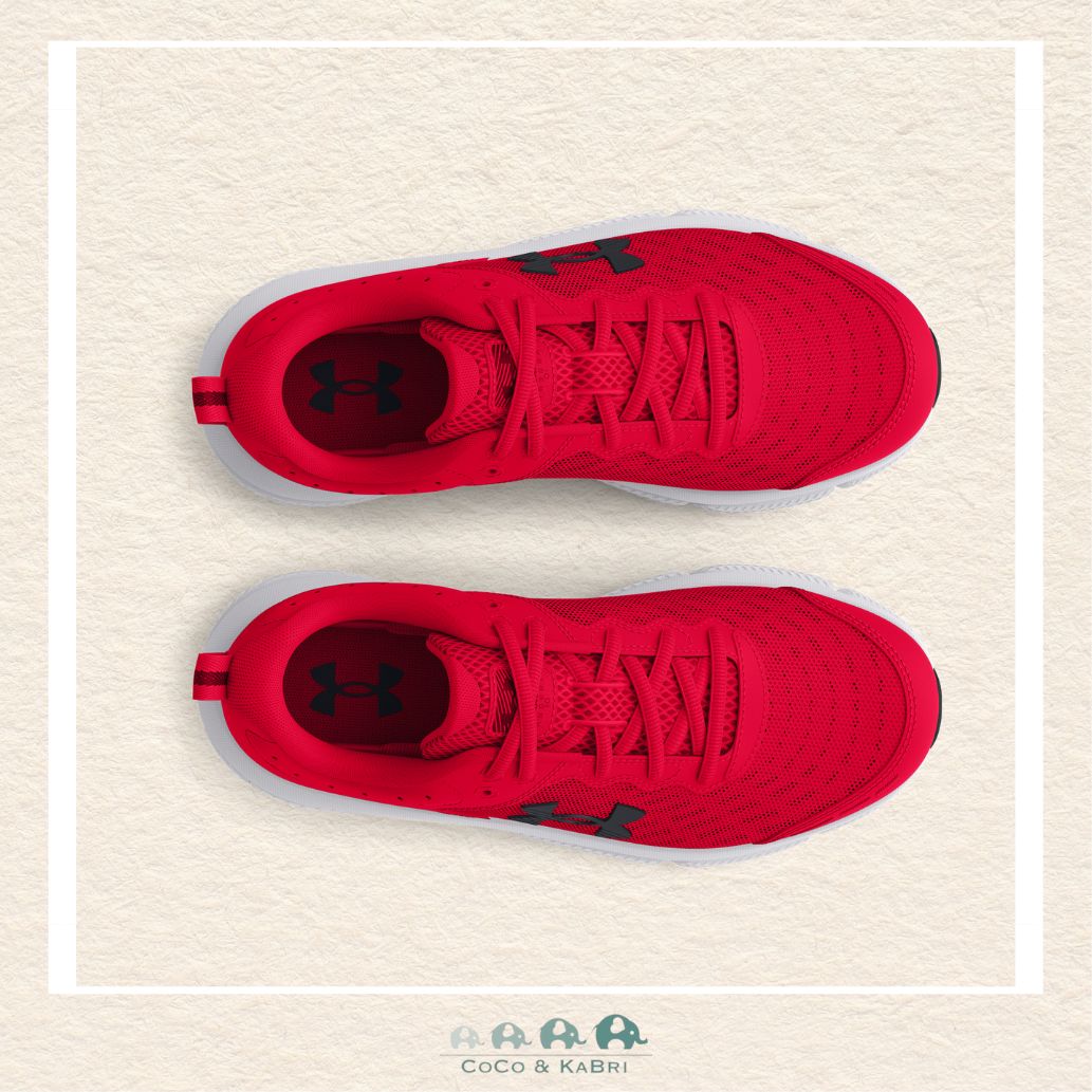 Under Armour Youth Boy's Grade School Assert 10 Running Shoes Red (Wide) Y1, CoCo & KaBri Children's Boutique