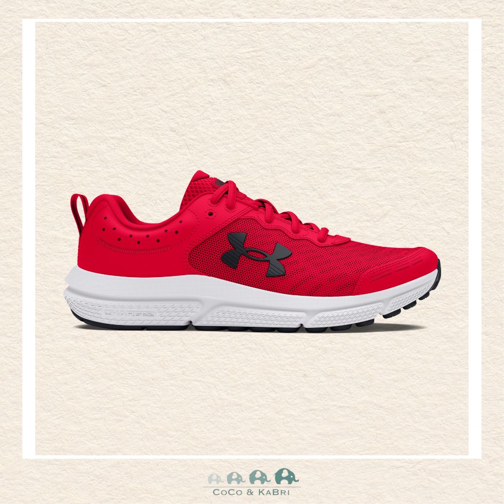 Under Armour Youth Boy's Grade School Assert 10 Running Shoes Red (Wide) Y1, CoCo & KaBri Children's Boutique